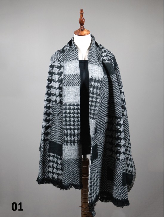 Houndstooth Fashion Wrap